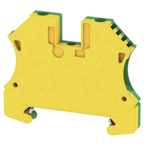 WEIDMULLER клеммник заземления WPE 4 винт 4 ММ.КВ желто-зеленый 1010100000 (4шт.)