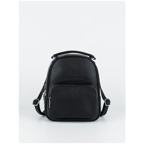 Рюкзак NOVE 2106-208black, фактура зернистая, черный