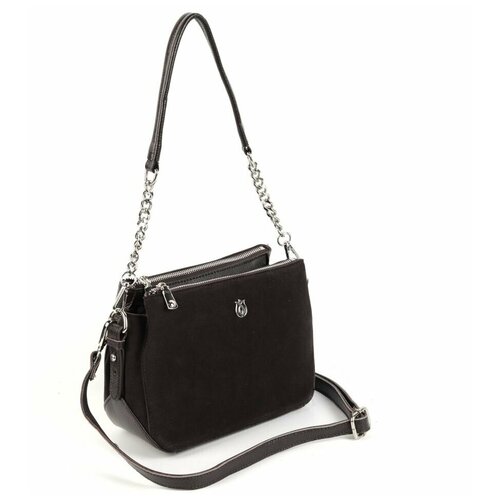 фото Женская кожаная сумка 1619-в кофе (96889) fuzi house