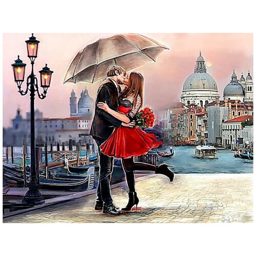 фото Алмазная мозаика гранни "венецианская любовь", 27x38 см, гранни