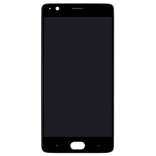 Дисплей для OnePlus 3T модуль с рамкой и тачскрином Base (черный) (TFT)