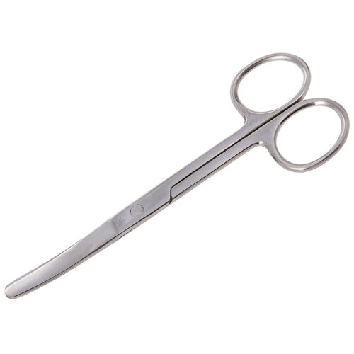 QUILIN Ножницы универсальные цельнометаллические, тупоконечные 2-х сторонняя заточка, изогнутые, 12.8см Q1404U