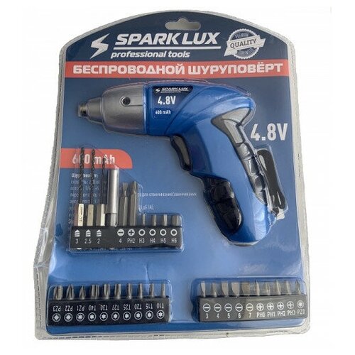 Шуруповёрт Spark Lux 4.8v/600mAh (+набор насадок)