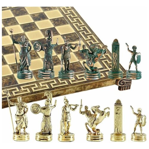 фото Шахматный набор троянская война размер: 36*36*3 см manopoulos