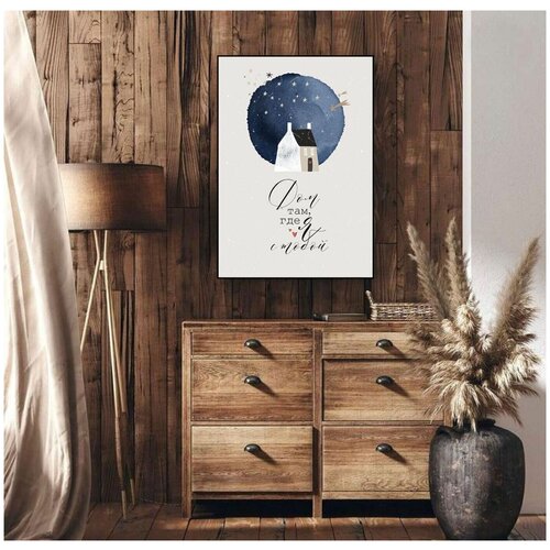 Картина на дереве 