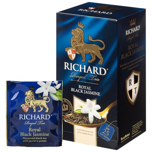 Чай Richard Royal Black Jasmine черн 25 пак 2 шт.