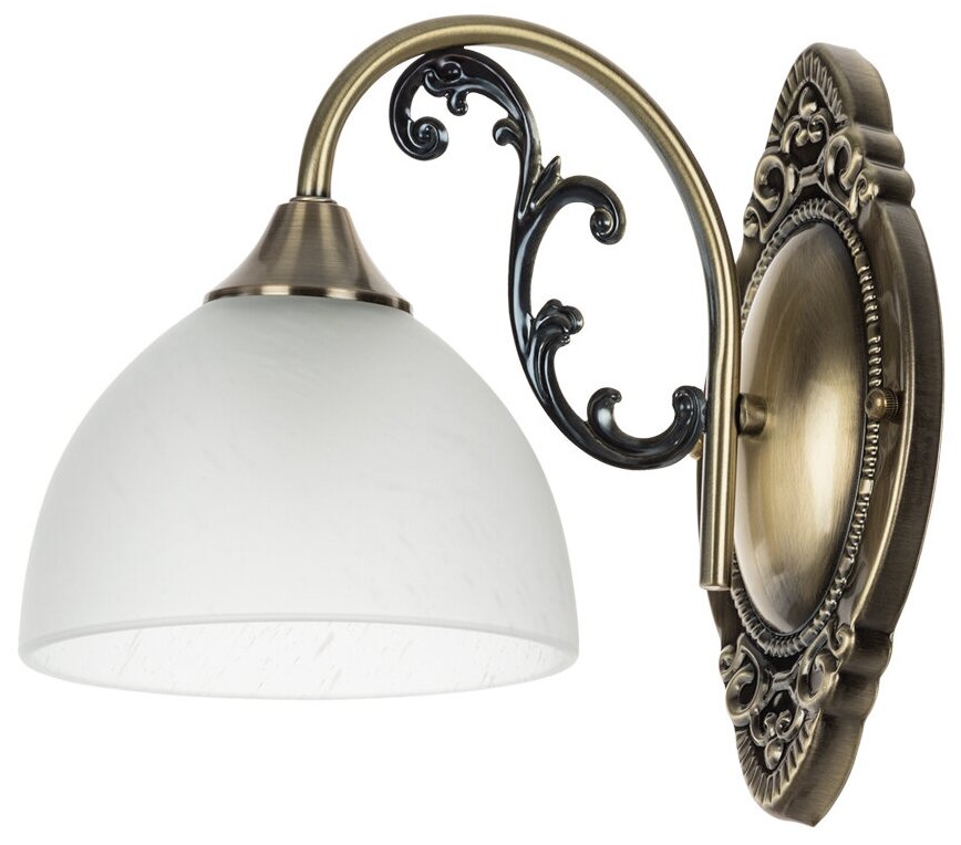 Настенное бра Arte Lamp Spica A3037AP-1AB, E27, кол-во ламп:1шт, Бронза