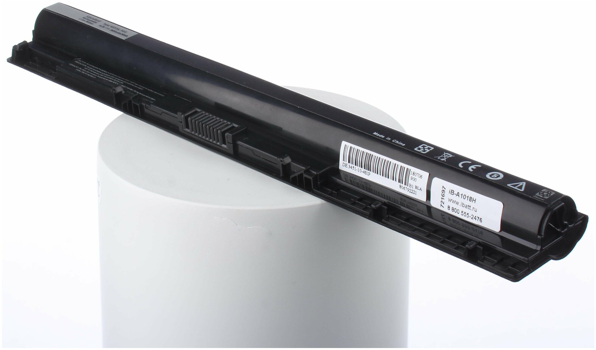 Аккумуляторная батарея iBatt iB-B1-A1018H 2600mAh для ноутбуков GXVJ3, HD4J0, K185W,