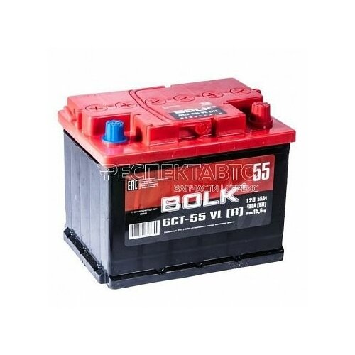 Аккумулятор Bolk AB550 55 Ач 450А обратная полярность