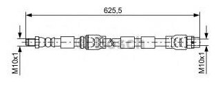 Тормозной шланг Bosch 1987481589 Bmw: 34306778260 34306788436 BH1473 Bmw X5 (E70). Bmw X5 (F15 F85). Bmw X6 (E71 E72).