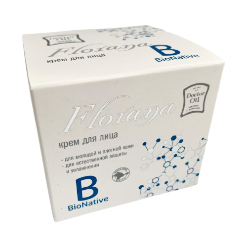 Крем для лица нативный BioNative Florana, 30 мл, Doctor Oil