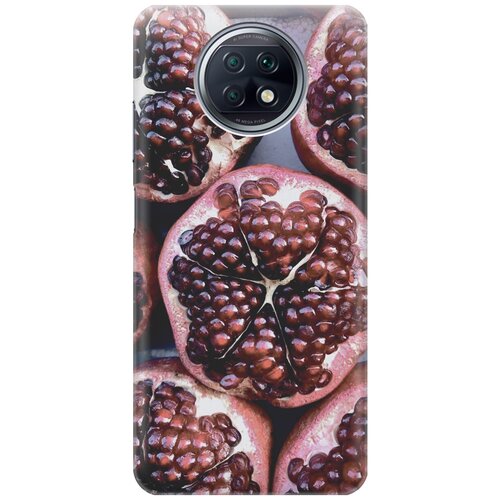 фото Силиконовый чехол на xiaomi redmi note 9t / сяоми редми ноут 9т с принтом "гранаты" gosso