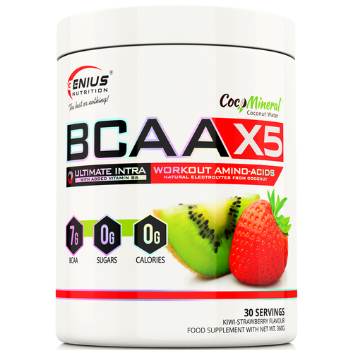Genius Nutrition BCAA-X5 360 гр, киви-клубника
