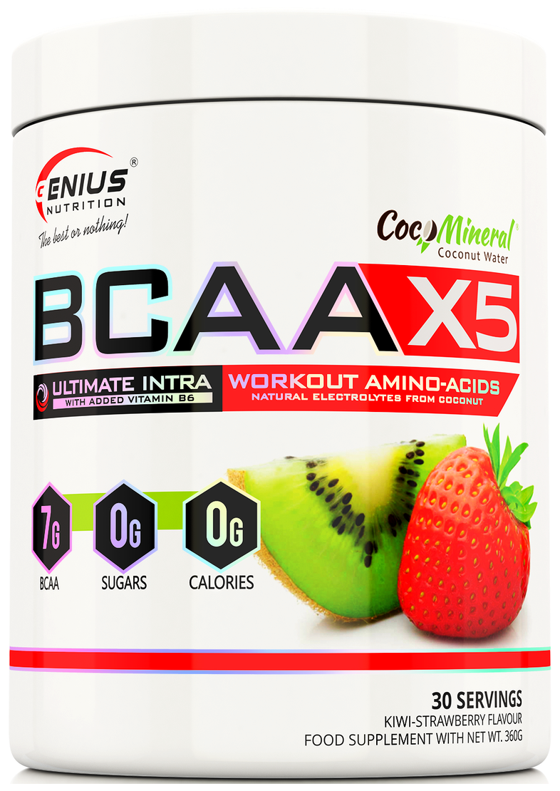 Genius Nutrition BCAA-X5 360 гр., киви-клубника