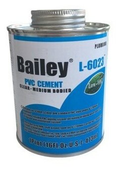 Клей для труб ПВХ Bailey L-6023 946 мл