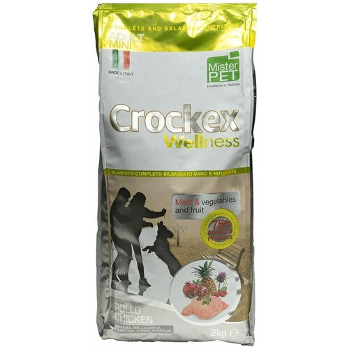 Сухой корм для собак Crockex курица 1 уп. х 1 шт. х 2 кг (для мелких пород)