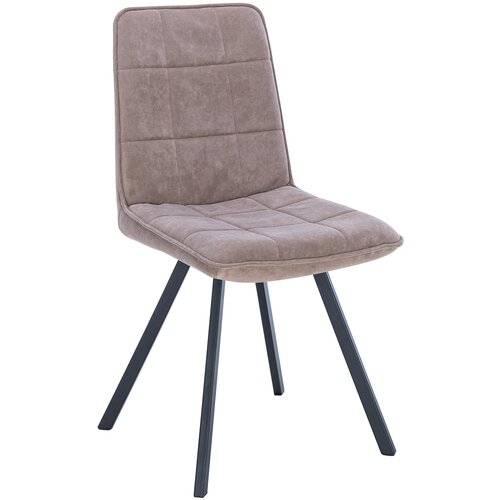 фото Стул leset норман, металл черный, ткань латте