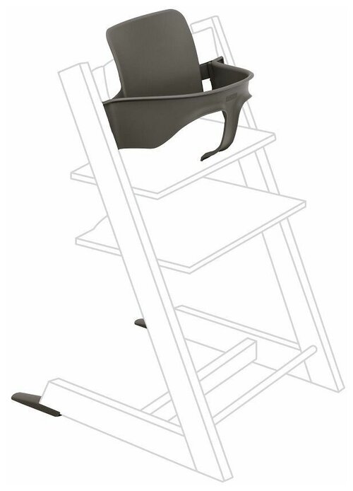 Сиденье Stokke Tripp Trapp Baby Set для стульчика Hazy Grey 159318