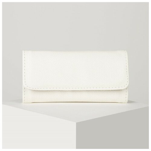 фото Кошелек жен, 06-02-01, "ванесса", 19*1,5*9, 2 отд д карт д монет, молочный 4694933 сима-ленд