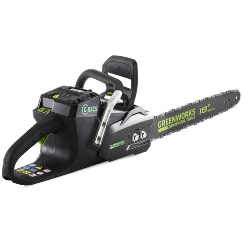 фото Greenworks цепная аккумуляторная пила greenworks gd82cs50