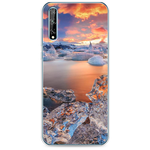 фото Силиконовый чехол ледники на huawei p smart s / хуавей p smart s case place