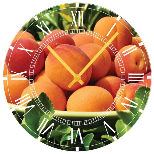 фото Svs настенные часы svs 4001283 kitchen спелые абрикосы