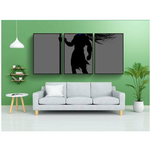 фото Набор модулных постеров для интерьера "господь шива, последний, индуистского бога" 60x90 см. в тубусе, без рамки lotsprints