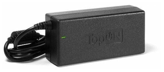 Блок питания (сетевой адаптер) TopOn для ноутбуков HP 18.5V 3.5A 65W 4.8x1.7 мм черный, с сетевым кабелем