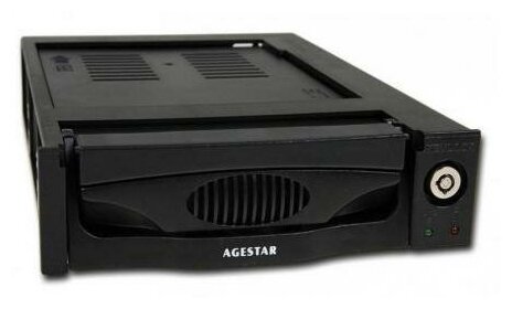 Сменный бокс AgeStar MR3-SATA(SW)-1F черный