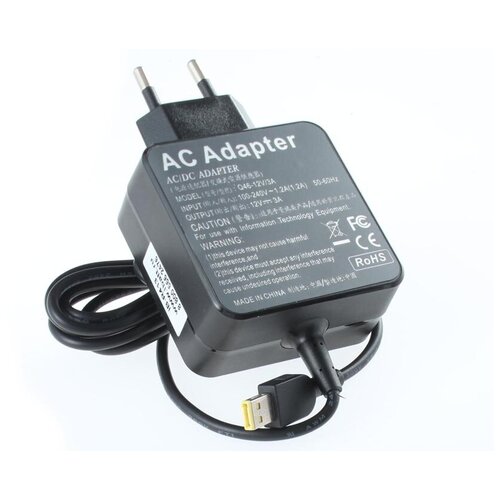 Блок питания (зарядное устройство) iB-R413 для ноутбуков IBM-Lenovo. laptop ac power adapter for lenovo 36w 12v 3a charger adlx36nct2c adlx36ndt2c 00hm600 00hm601 00hm604 4x20e75063