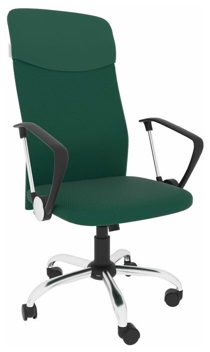 Кресло для руководителя Экспресс офис Leo A chrome, обивка: текстиль