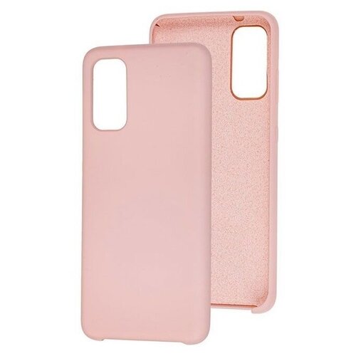 фото Чехол силиконовый для samsung galaxy a52 4g пудра матовый full cover