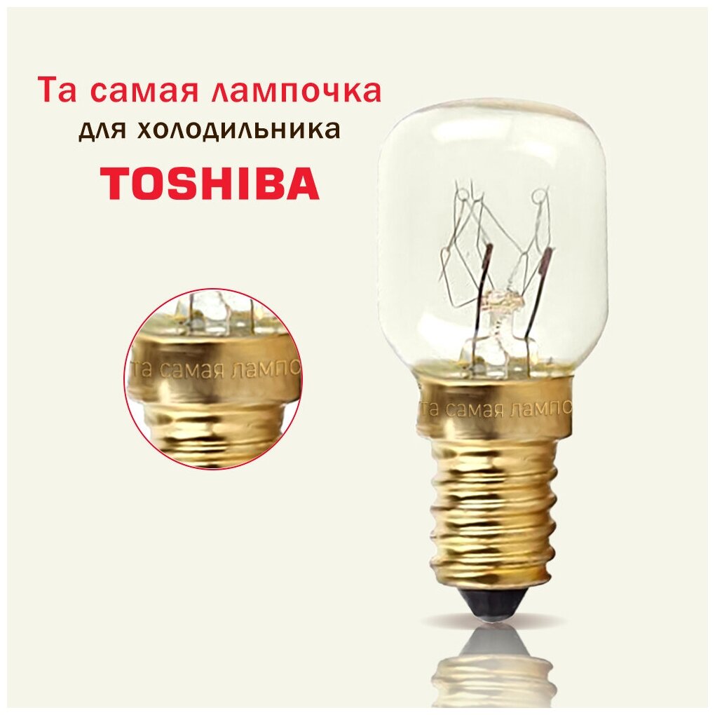 Лампочка для холодильника тошиба / та самая лампочка для холодильника TOSHIBA