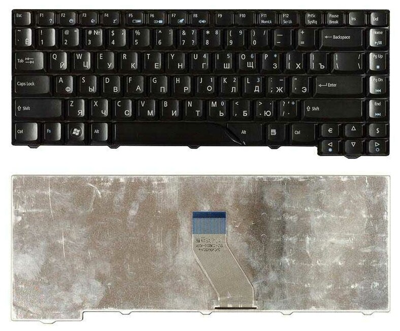 Клавиатура для ноутбука Acer Aspire 4520 4720 5520 5720 6935 6920 5930 черная 1380₽