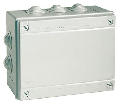 DKC Коробка ответвит. с кабельными вводами, IP55, 190х140х70мм