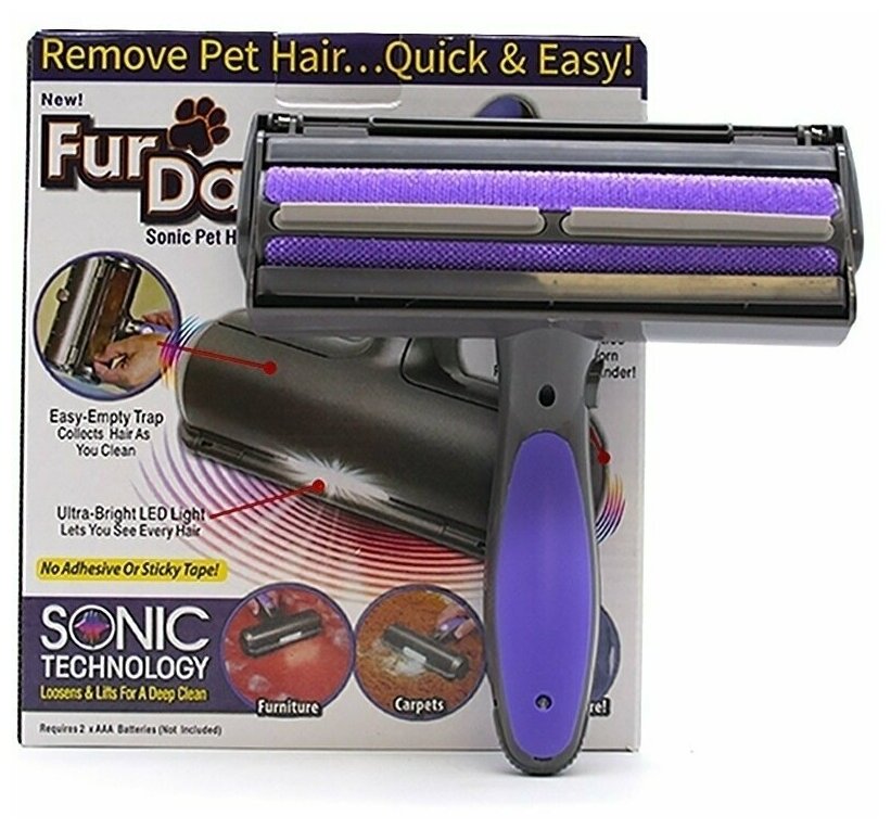 Щетка электрическая для животных Fur Daddy Sonic Technology - фотография № 1