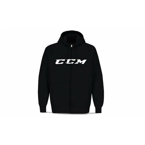 Толстовка CCM Full Zip CVC Hoody Sr р.XL (черный)