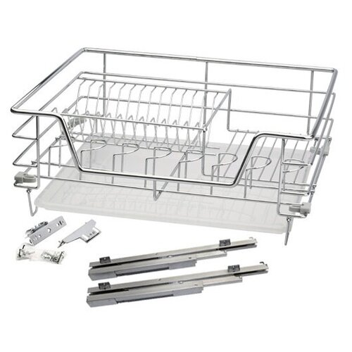Посудосушитель в нижнюю базу 800мм, 764х455х189мм, сталь, хром