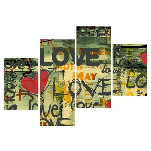 фото Набор для вышивания астрея (глурия)слова любви (бисер: 3 цвета, в комплект не входит!) 20х50см