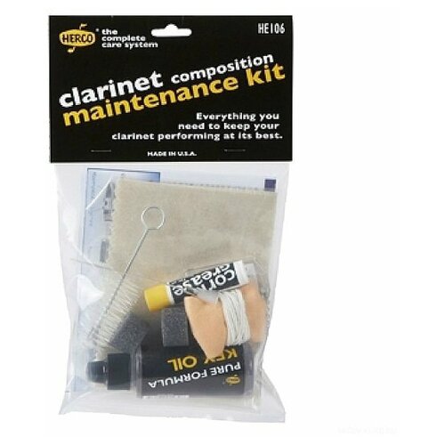 Dunlop НЕ106 Clarinet-Maint Kit сервисный набор аксессуаров для ухода за композитным кларнетом