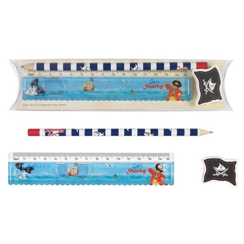 Spiegelburg Карандаш чернографитный ластик линейка 20631 синийбелый 1 шт 649₽