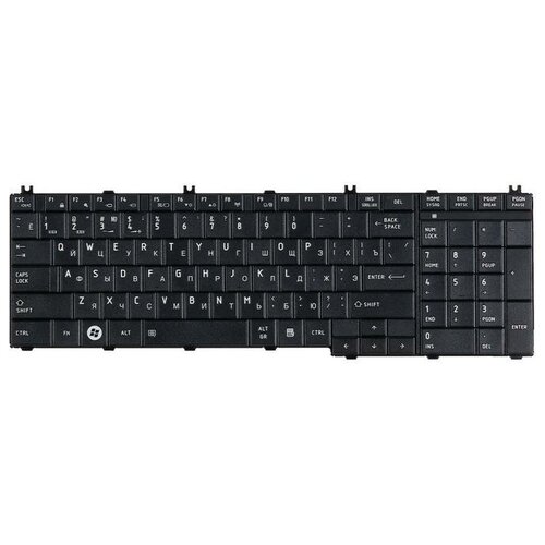 Клавиатура ZeepDeep для Toshiba для Satellite C650 C650D C655 C660 C670 L650 L650D L655 L670 L675 L750 L750D L755 L775 MP-09M86SU6920 9ZN4WSV00R Black Matte гор Enter 93200₽