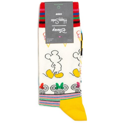 Носки Happy Socks, размер 41-46, белый носки happy socks носки disney 9301