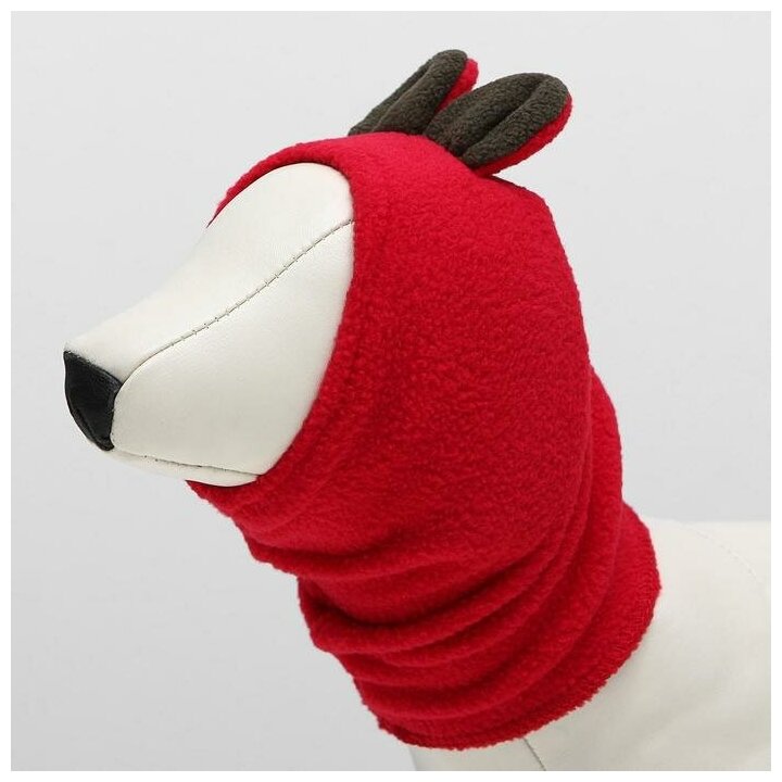 Шапка-капор зимняя для собак, XS-S, микс 1254880