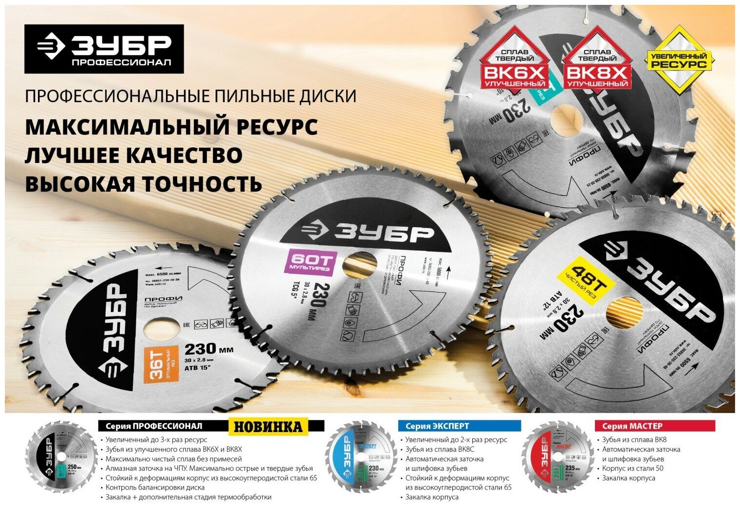 Пильный диск ЗУБР Профи 36852-180-20-48 180х20 мм - фотография № 3