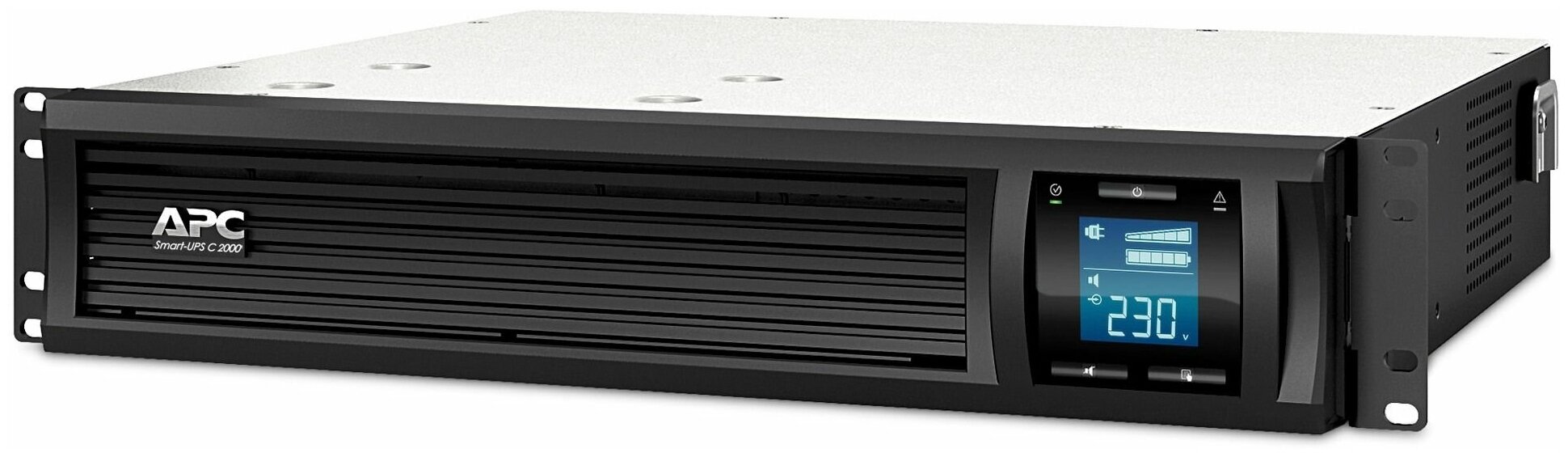 ИБП APC Smart-UPS C 1000VA/600W, 2U RackMount, 230V, Line-Interactive, LCD