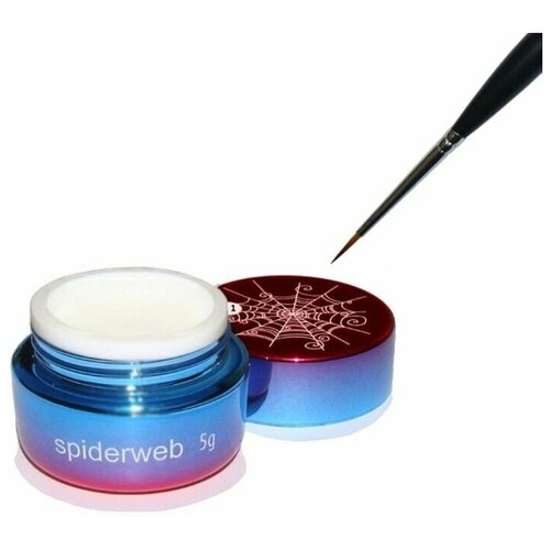 Gellaktik Гель-краска паутинка SPIDERWEB №12 бронза 5 гр