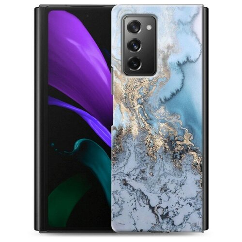 дизайнерский пластиковый чехол для samsung galaxy z fold 2 темная клубничка Дизайнерский пластиковый чехол для Samsung Galaxy Z Fold 2 Креатив дизайн