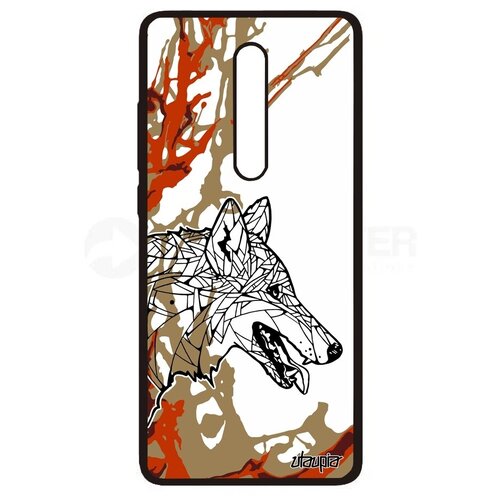 фото Противоударный чехол на смартфон // xiaomi mi 9t // "волк" wolf стиль, utaupia, цветной