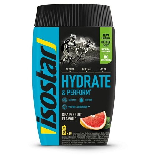 фото Изотоник isostar hydrate and perform powder 400 г, грейпфрут